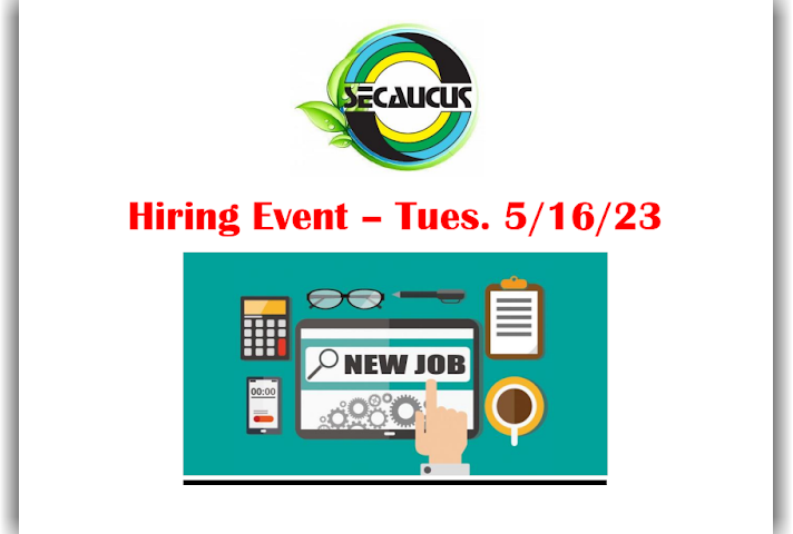 Secaucus Hiring Event 5/16/23