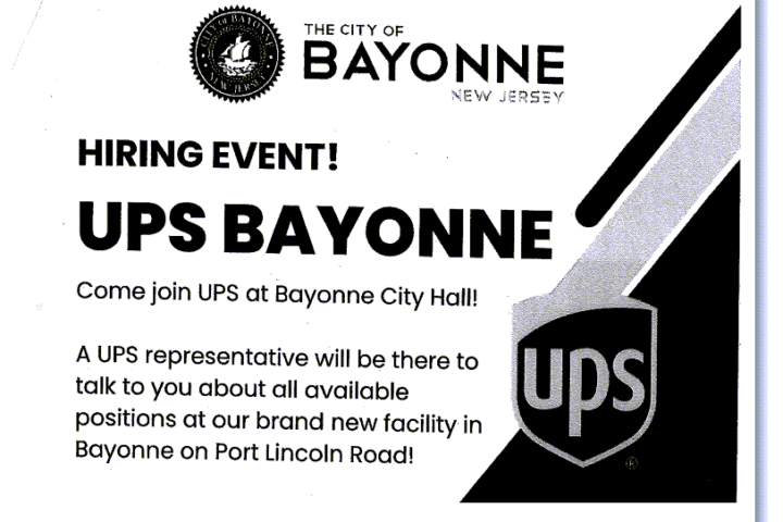 UPS Recruitment Event - Bayonne - 10/14 & 10/21/23