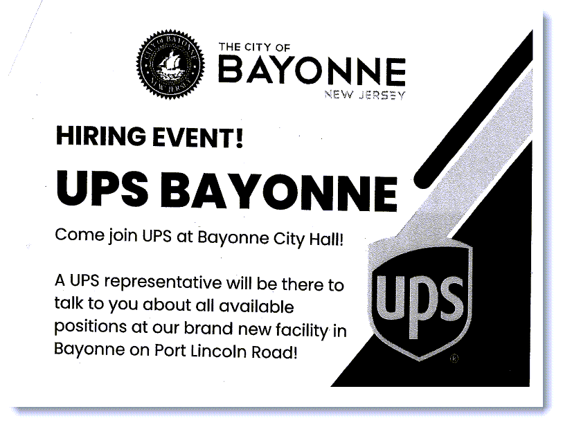 UPS Recruitment Event - Bayonne - 10/14 & 10/21/23