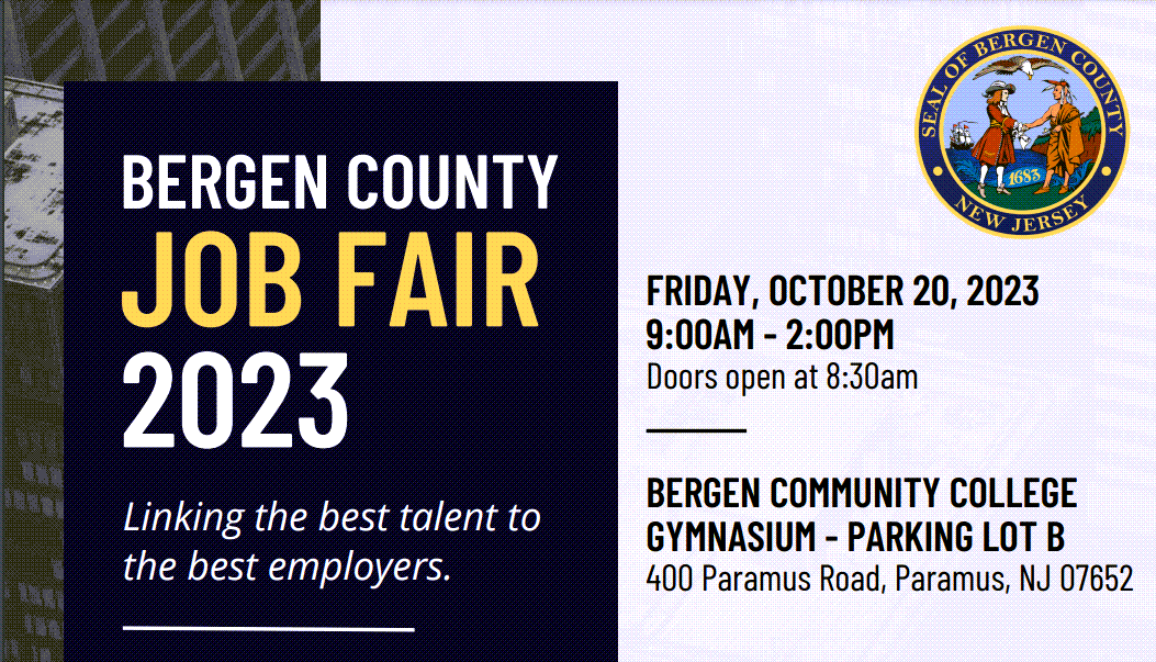 Bergen County Job Fair 2023 - 10/20/23
