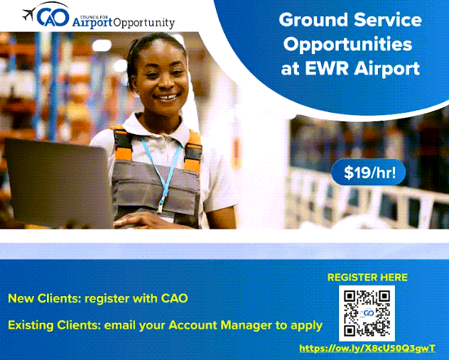 Ground Services Recruitment at Newark Airport - 5/20/24