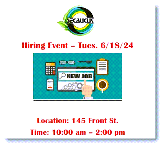 Secaucus Hiring Event - 6/18/24