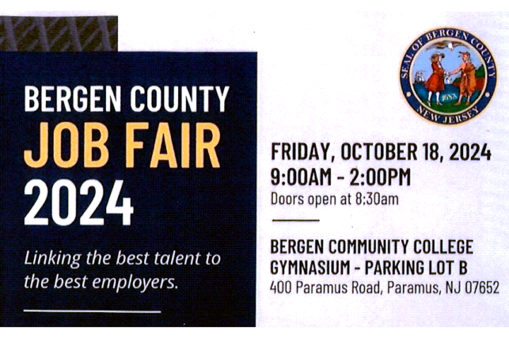 Bergen County Job Fair - 10/18/24