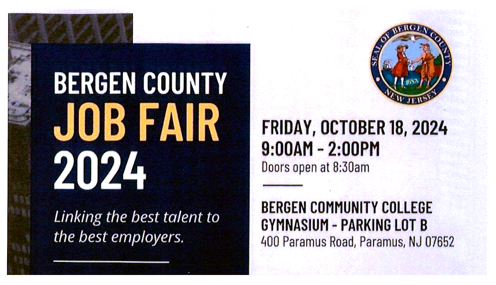 Bergen County Job Fair - 10/18/24