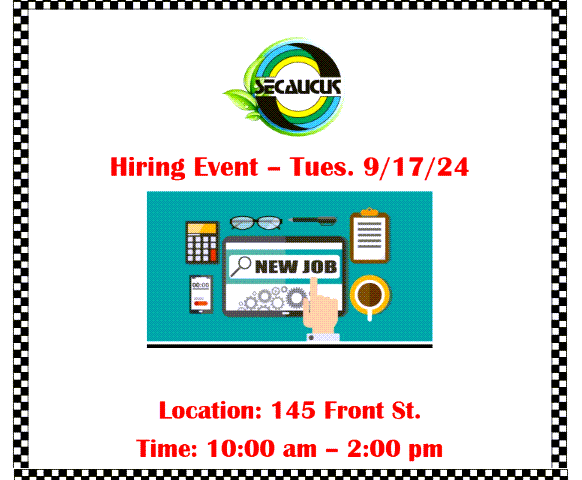 Secaucus Hiring Event - 9/17/24