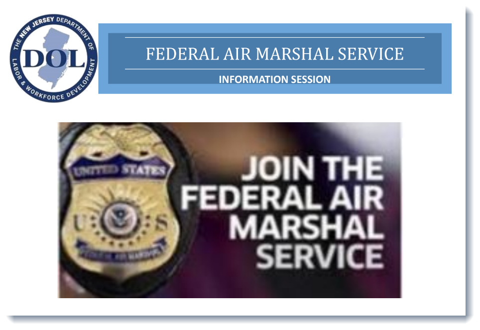 Federal Air Marshall Virtual Information Session - 10/23/24