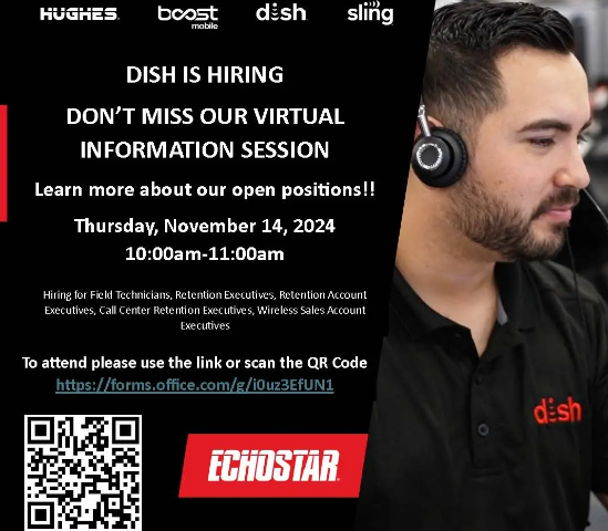 Dish Network Virtual Recruitment Event - 11/14/24