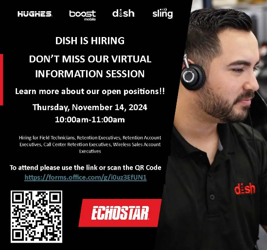 Dish Network Virtual Recruitment Event - 11/14/24