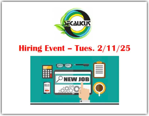 Secaucus Hiring Event - 2/11/25