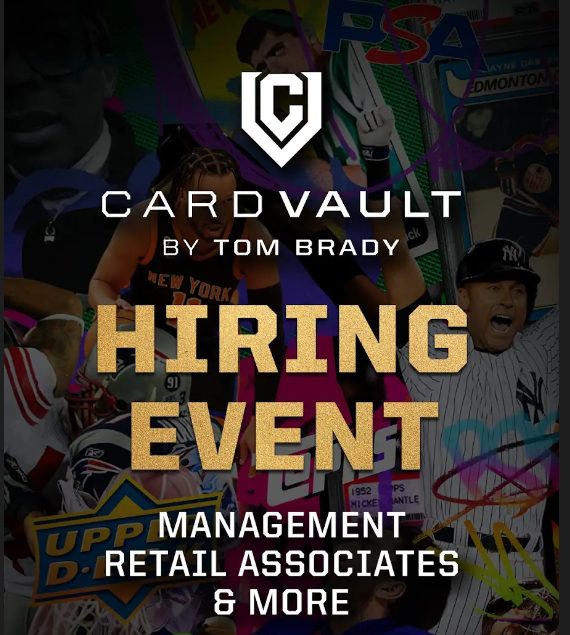 CardVault by Tom Brady at American Dream Hiring Event 3/19 & 3/20