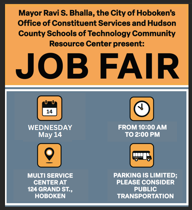Hoboken Job Fair – 5/14/25