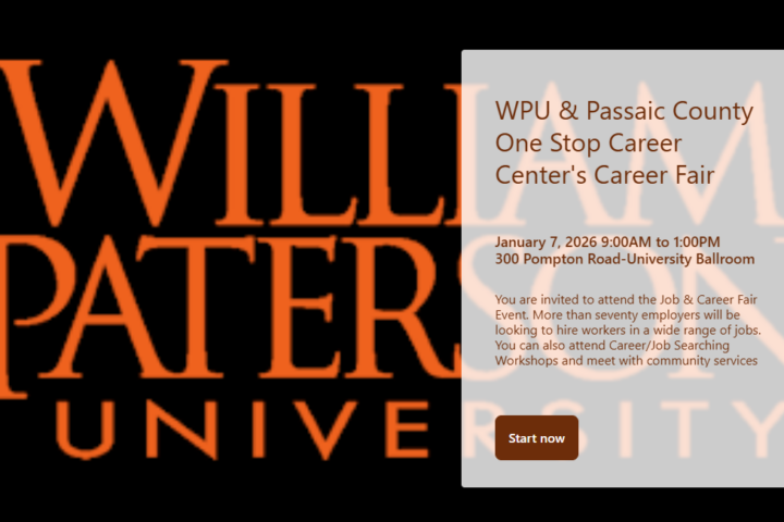 William Paterson University & Passaic County One Stop Career Center Career Fair – 1/7/26