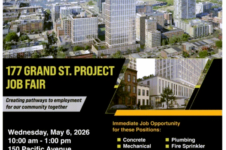 177 Grand St. Project Job Fair – Jersey City – 5/6/26