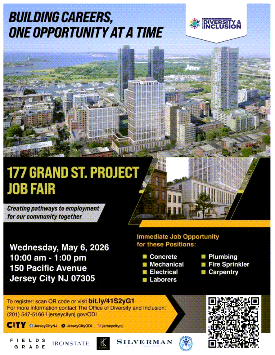 177 Grand St. Project Job Fair – Jersey City – 5/6/26